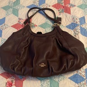 Brown coach purse